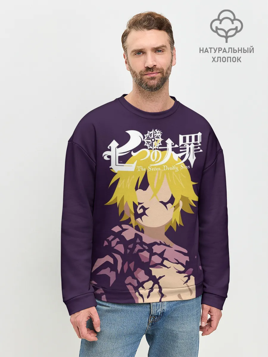 Мужской свитшот базовый / Nanatsu no Taizai силуэт