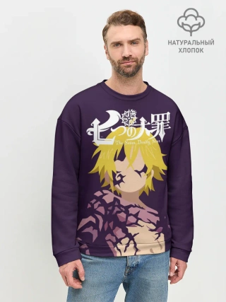 Мужской свитшот базовый / Nanatsu no Taizai силуэт