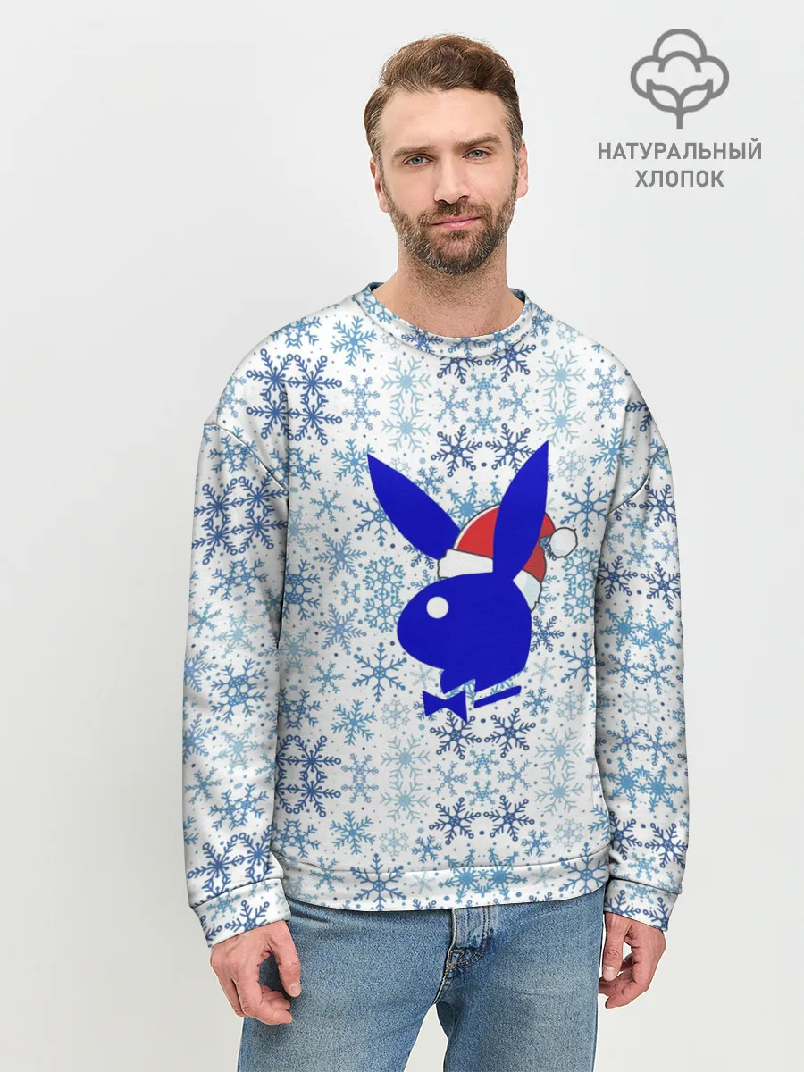 Мужской свитшот базовый / PLAYBOY - NEW YEAR