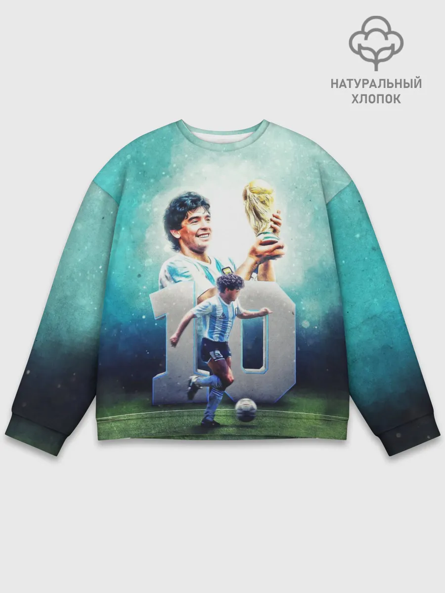 Мужской свитшот базовый / 10 number