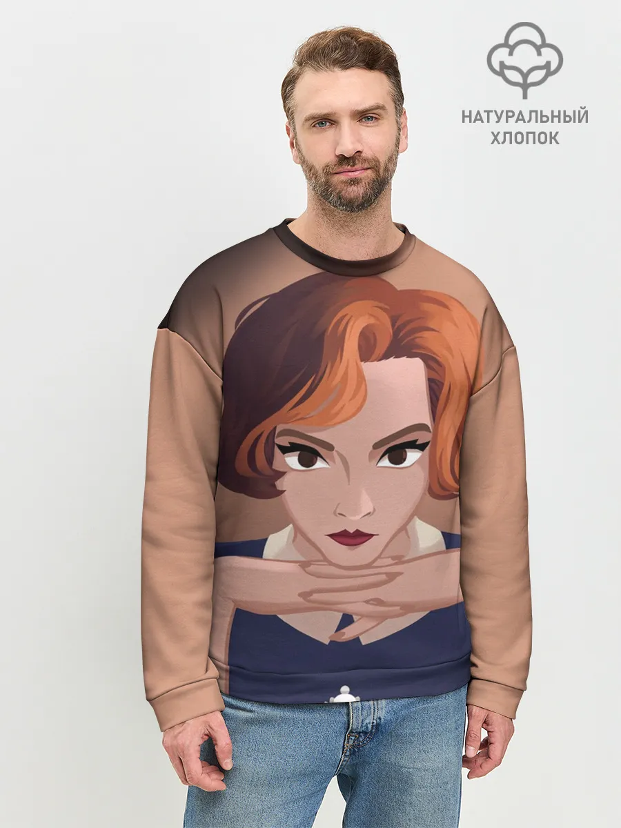 Мужской свитшот базовый / Ход Королевы