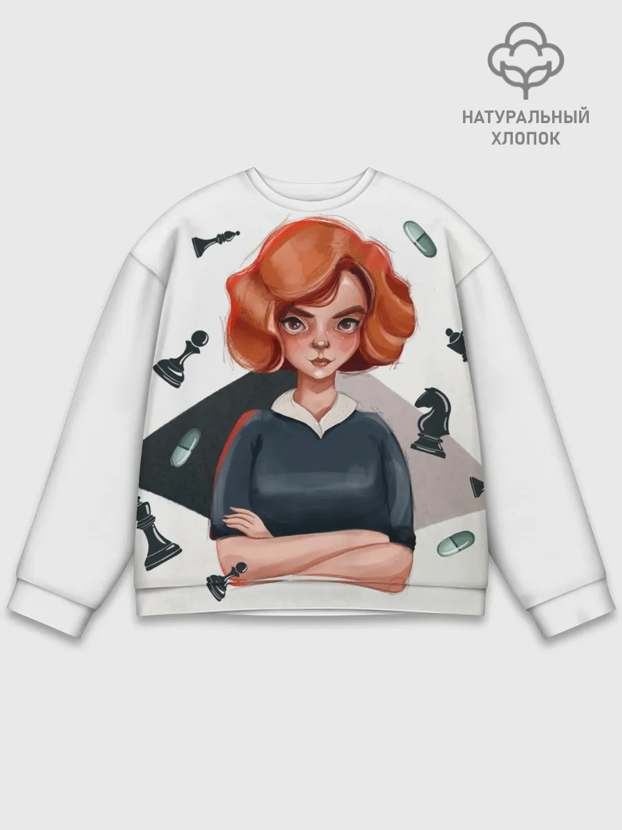 Мужской свитшот базовый / Ход Королевы