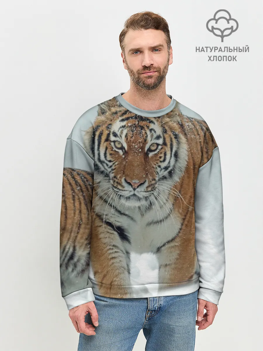 Мужской свитшот базовый / Тигр