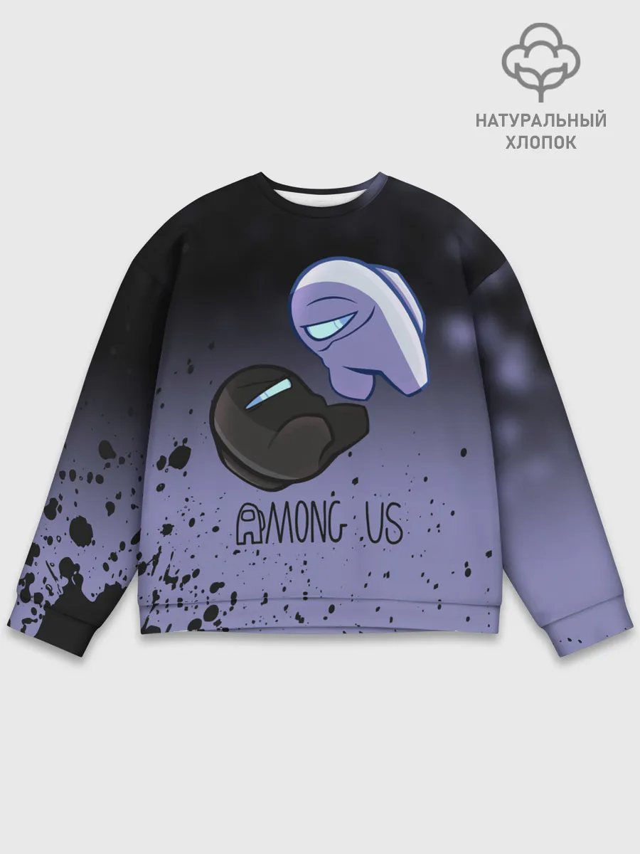 Мужской свитшот базовый / AMONG US - Кто Импостор?