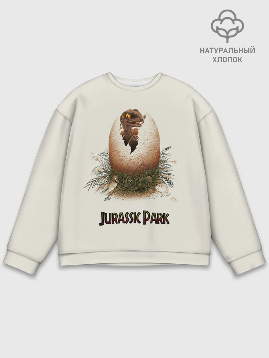 Мужской свитшот базовый / Парк Юрского периода