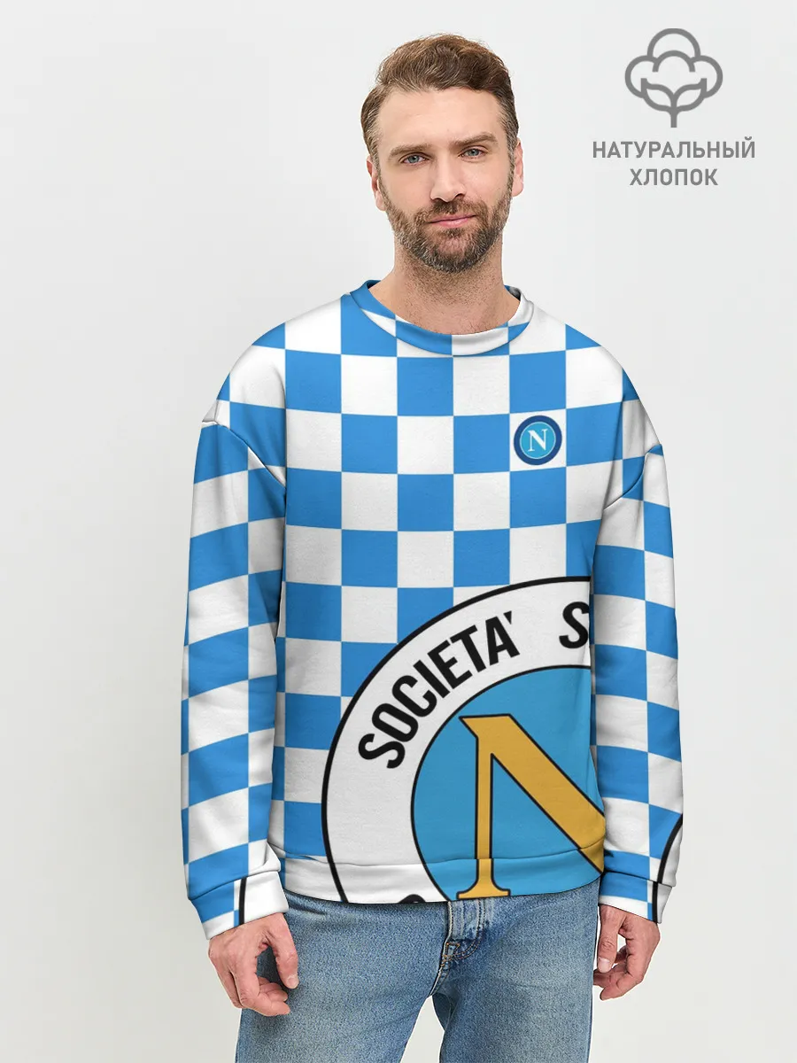 Мужской свитшот базовый / Форма Наполи - Марадона 10