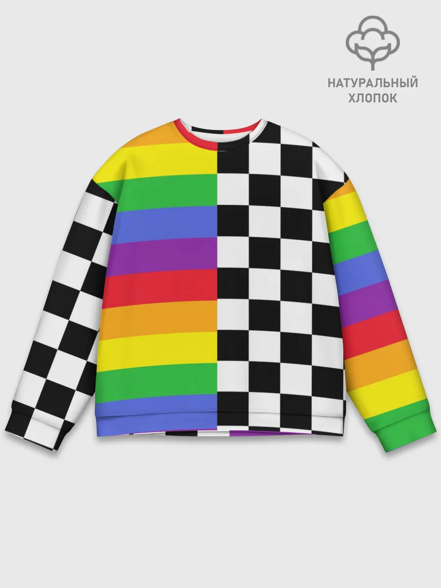 Мужской свитшот базовый / Rainbow