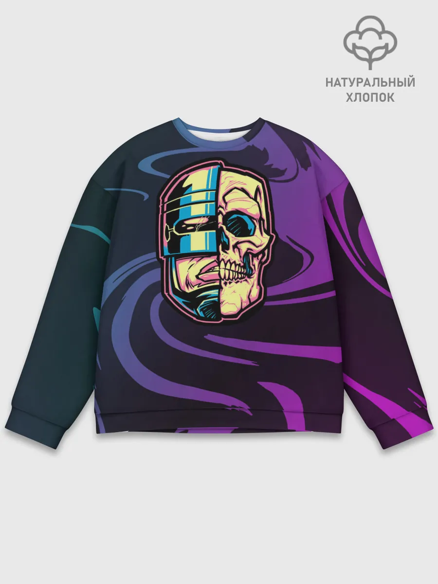 Мужской свитшот базовый / Робот полицейский