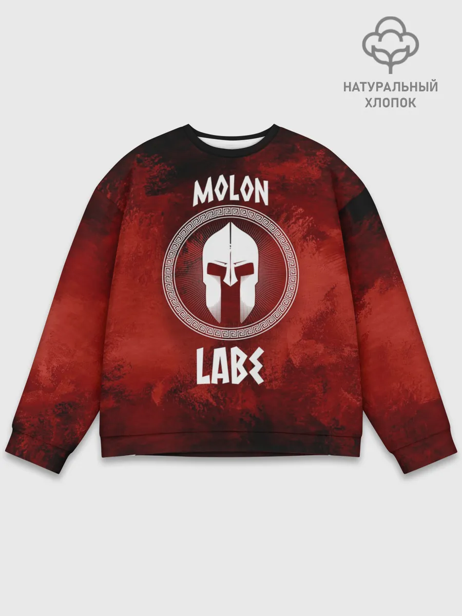 Мужской свитшот базовый / Molon Labe