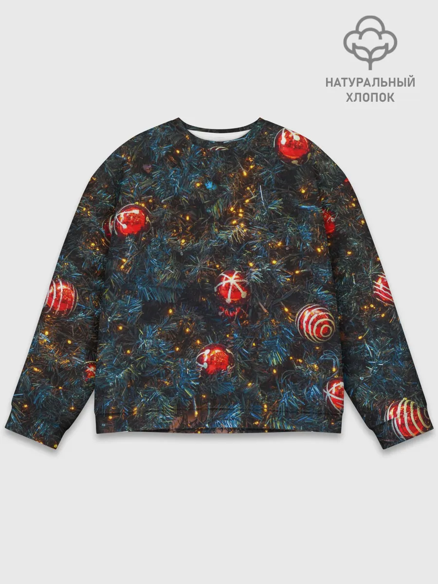 Мужской свитшот базовый / Новый Год