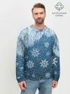 Мужской свитшот базовый / Снежное Настроенние