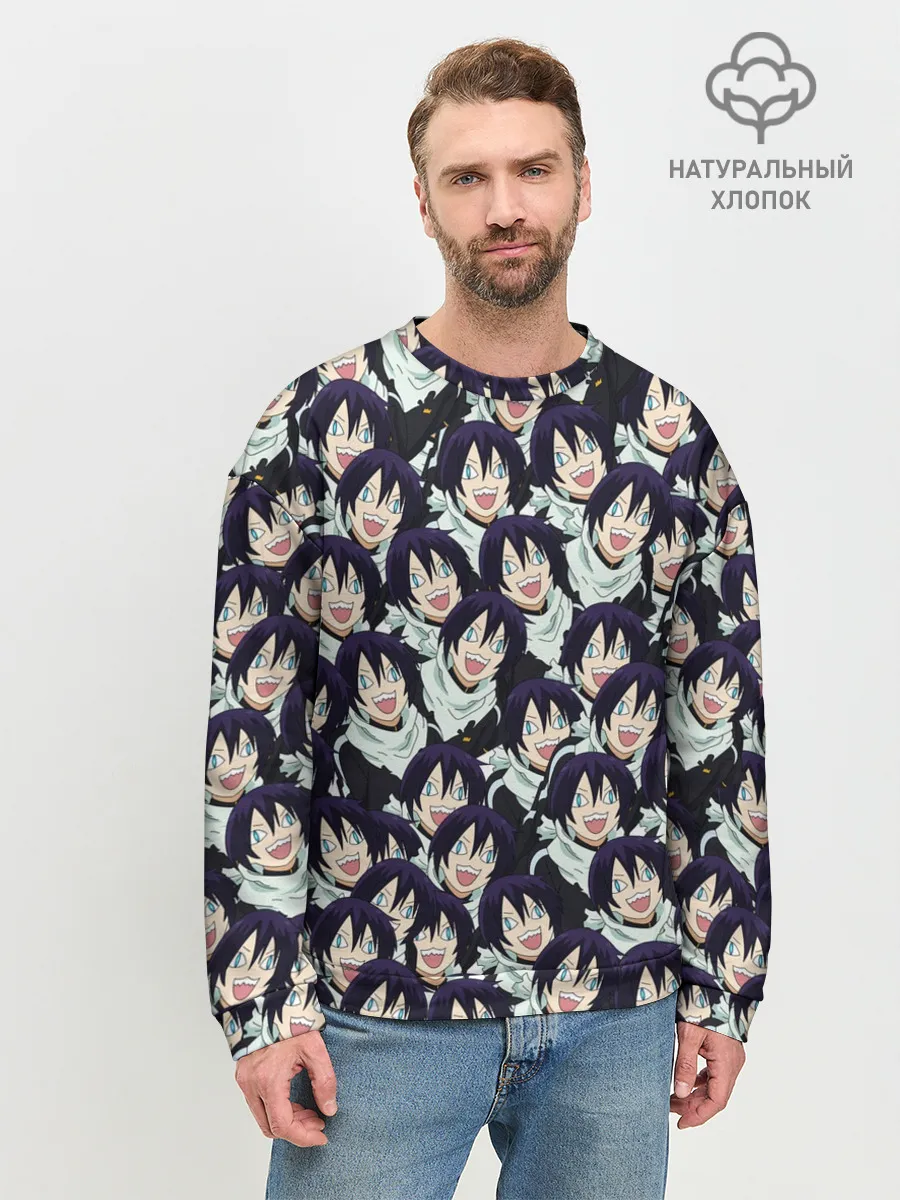 Мужской свитшот базовый / ЯТО БЕЗДОМНЫЙ БОГ