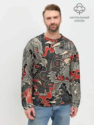 Мужской свитшот базовый / Самурай