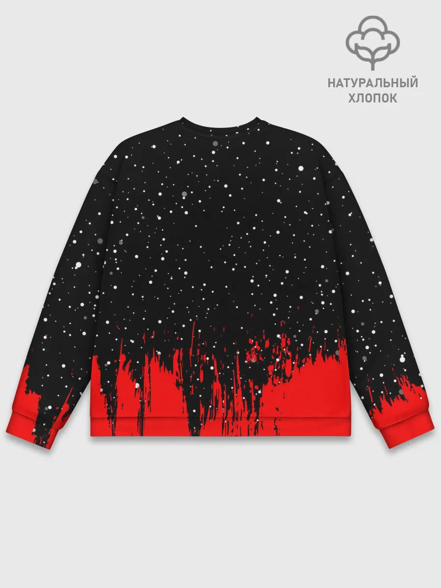 Мужской свитшот базовый / AMONG US - НЕ ВЕРЬ НИКОМУ