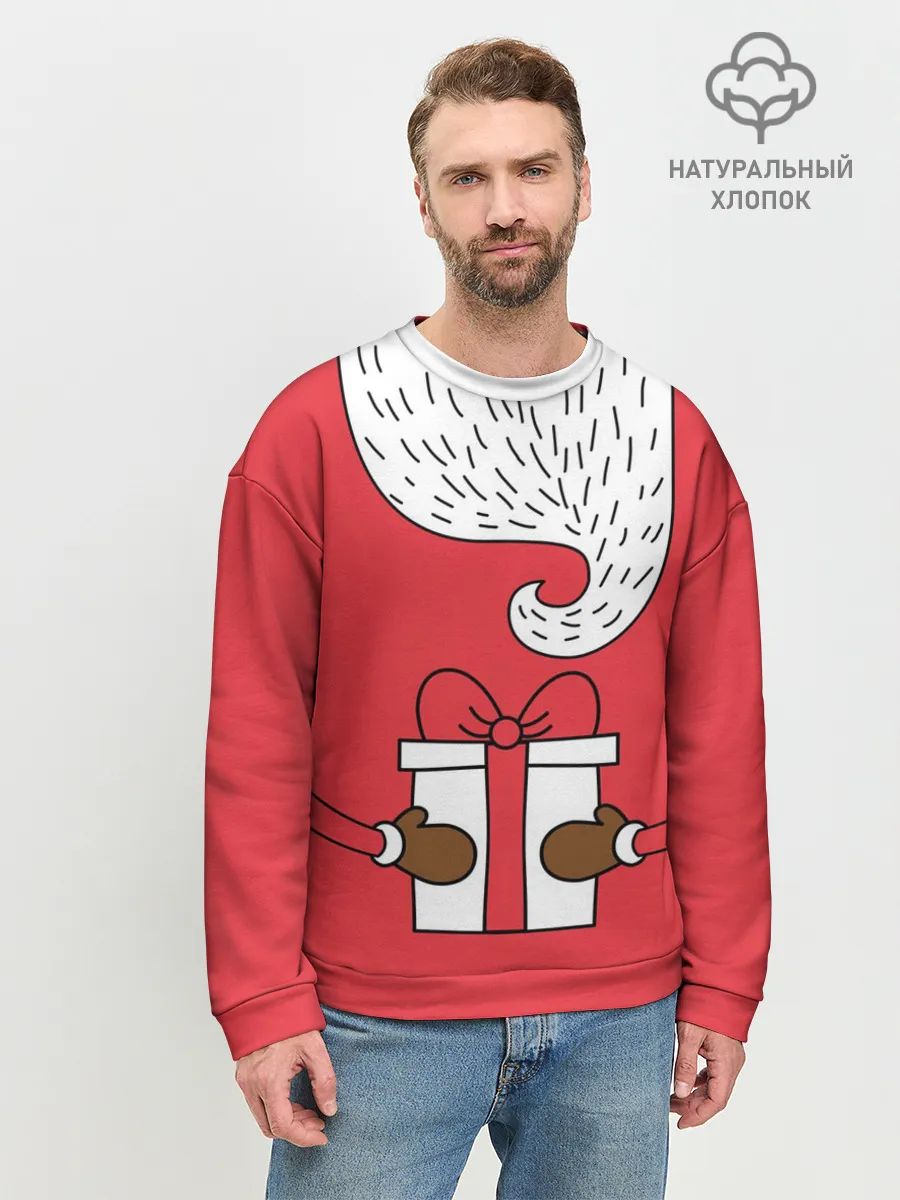 Мужской свитшот базовый / Дед мороз