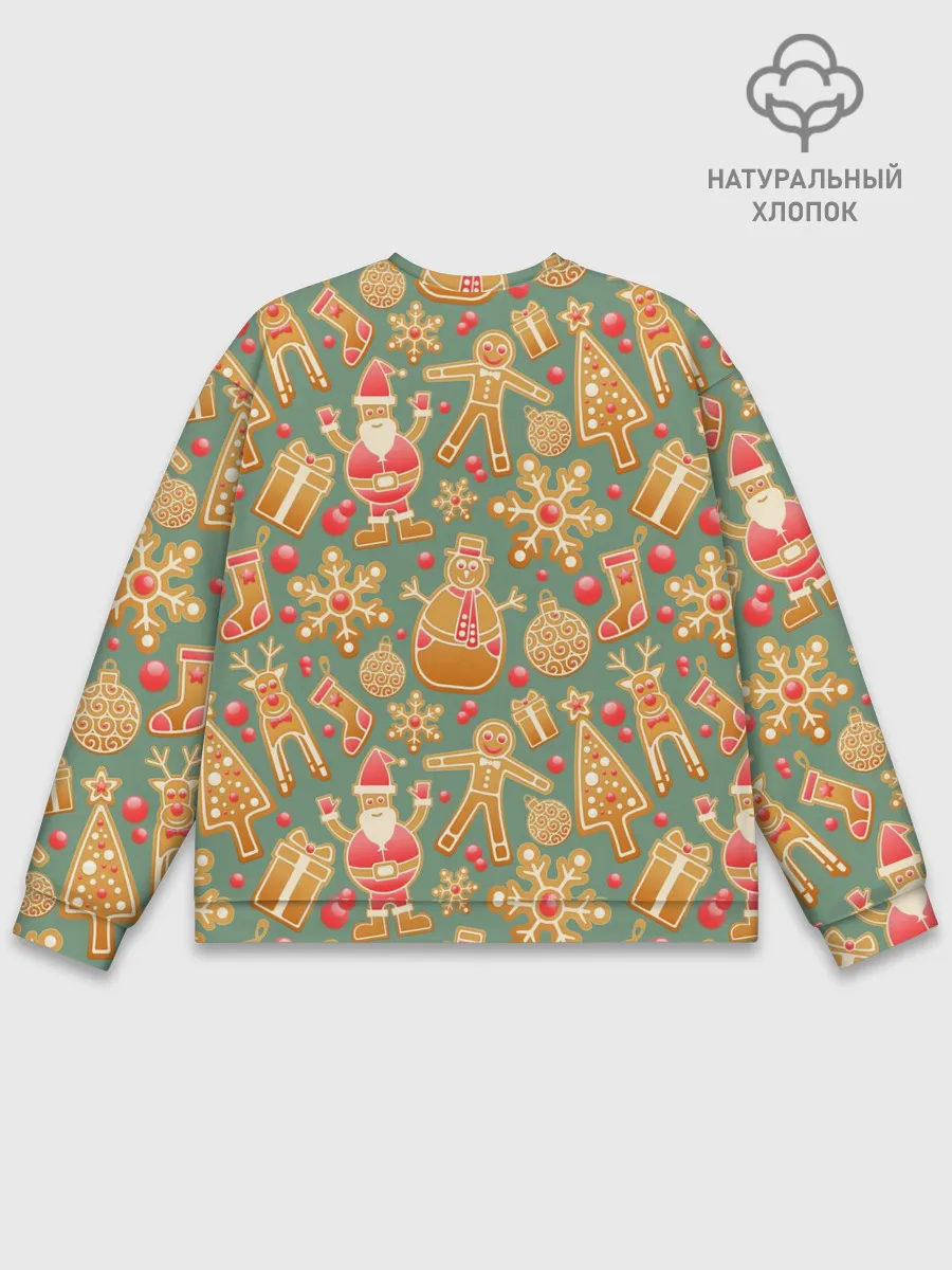 Мужской свитшот базовый / Новый год 2021