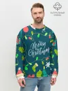 Мужской свитшот базовый / Merry Christmas