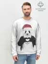 Мужской свитшот базовый / Панда Клаус