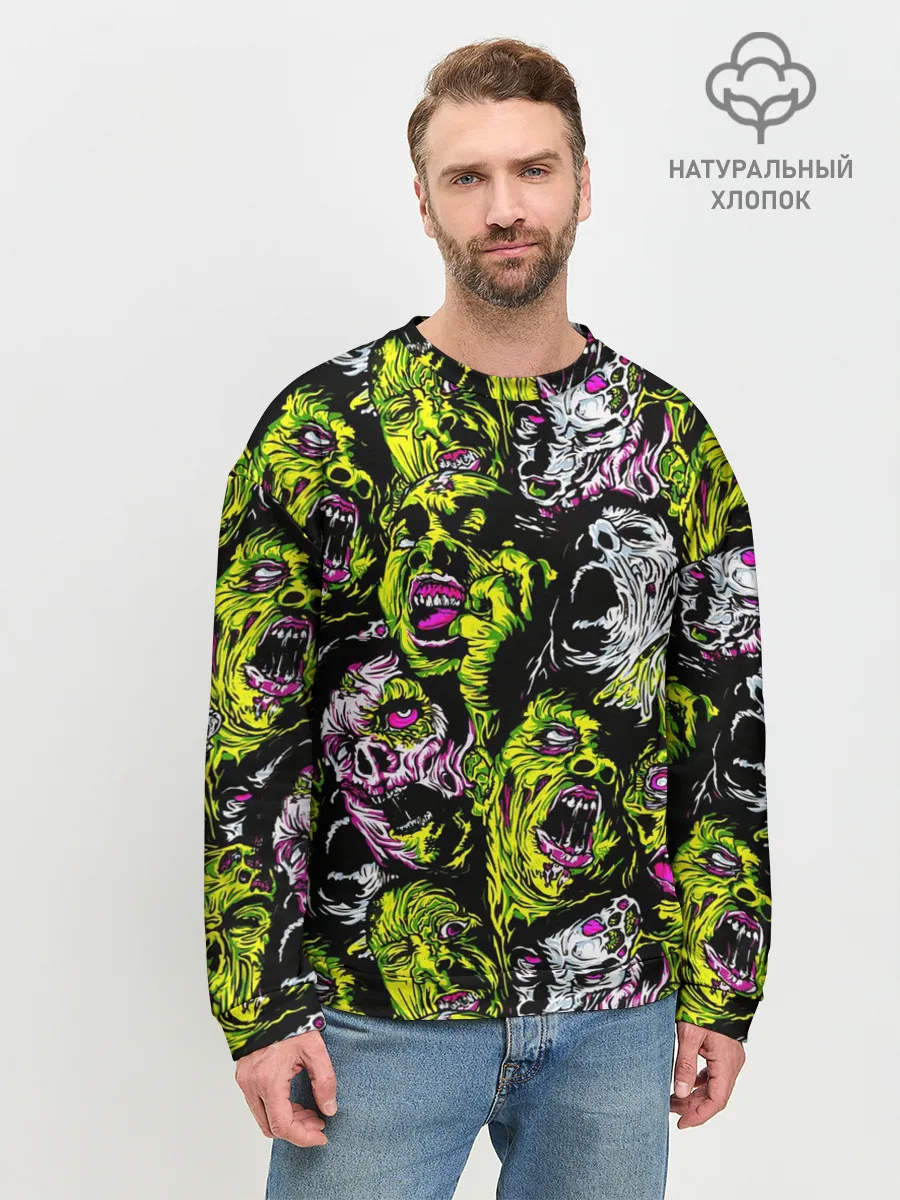 Мужской свитшот базовый / ЗОМБИ