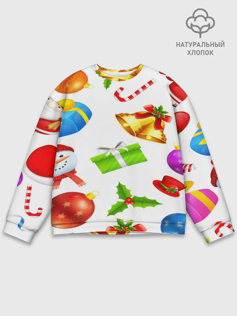 Мужской свитшот базовый / Новый год!