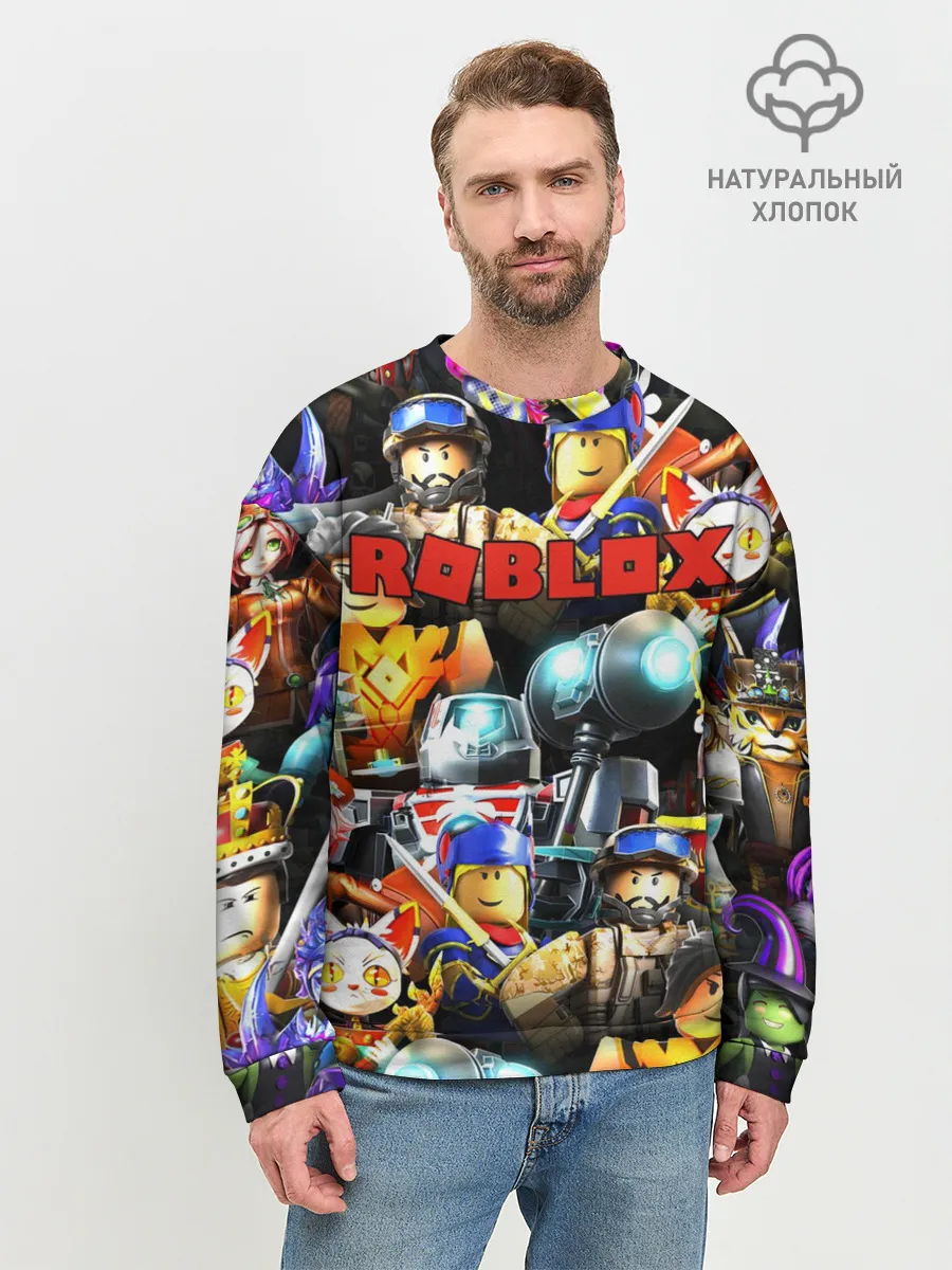 Мужской свитшот базовый / ROBLOX