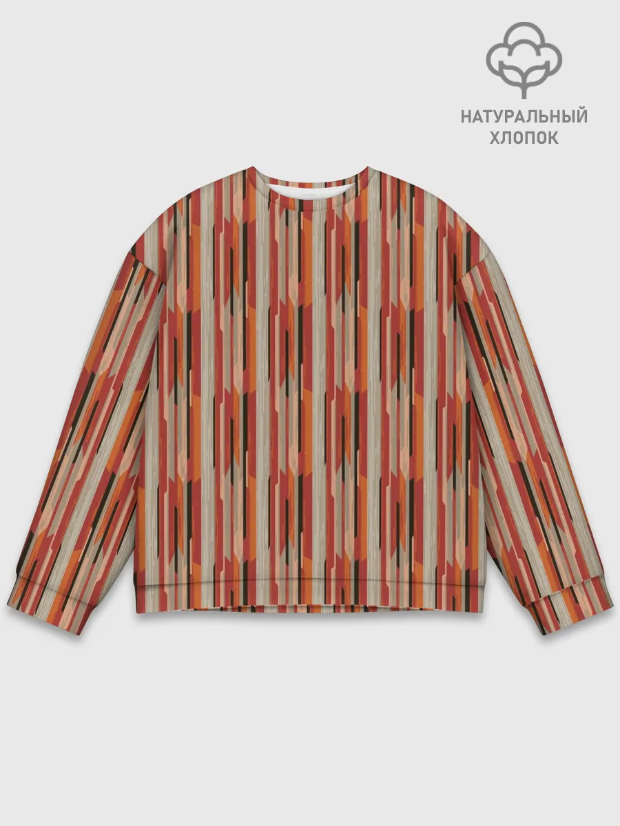 Мужской свитшот базовый / Ритм полос
