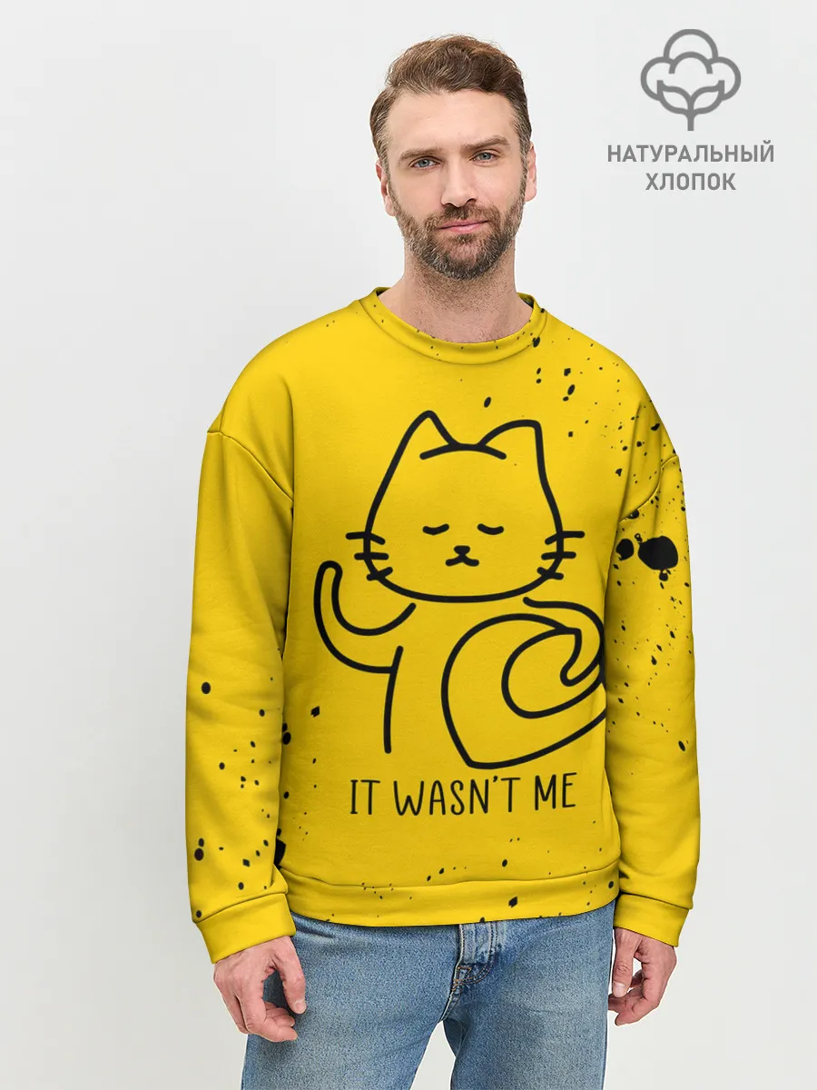 Мужской свитшот базовый / AMONG US - КОТИК