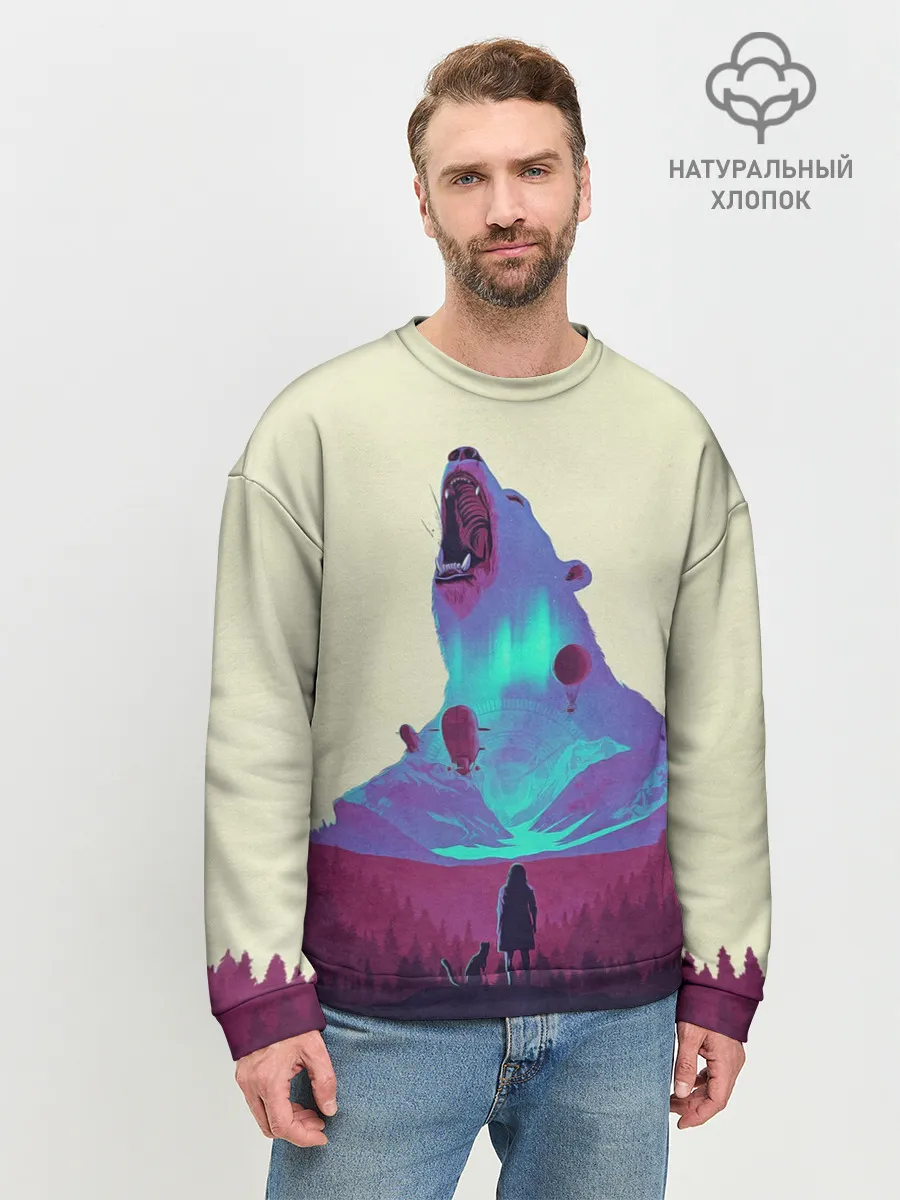 Мужской свитшот базовый / Armored bear