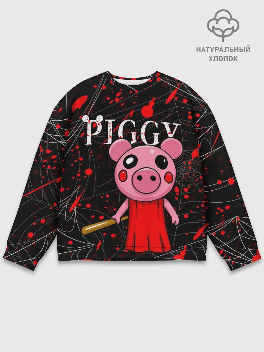 Мужской свитшот базовый / ROBLOX PIGGY