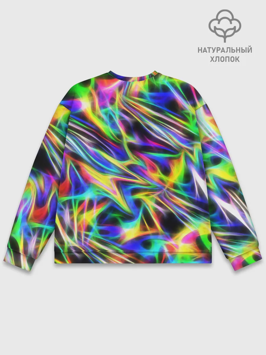 Мужской свитшот базовый / Космическая хризонтема