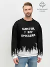 Мужской свитшот базовый / Хьюстон, у нас проблема