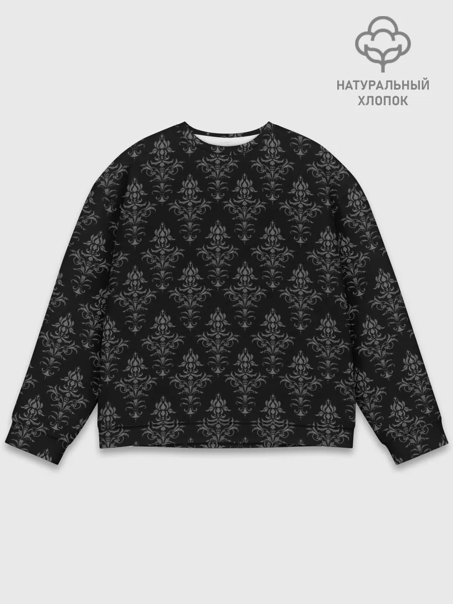 Мужской свитшот базовый / Готический рисунок