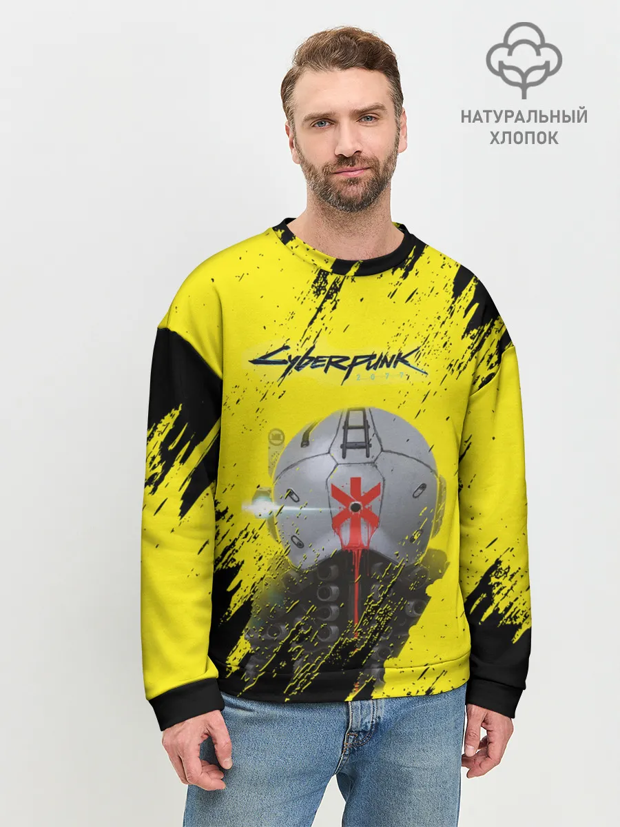 Мужской свитшот базовый / Cyberpunk 2077