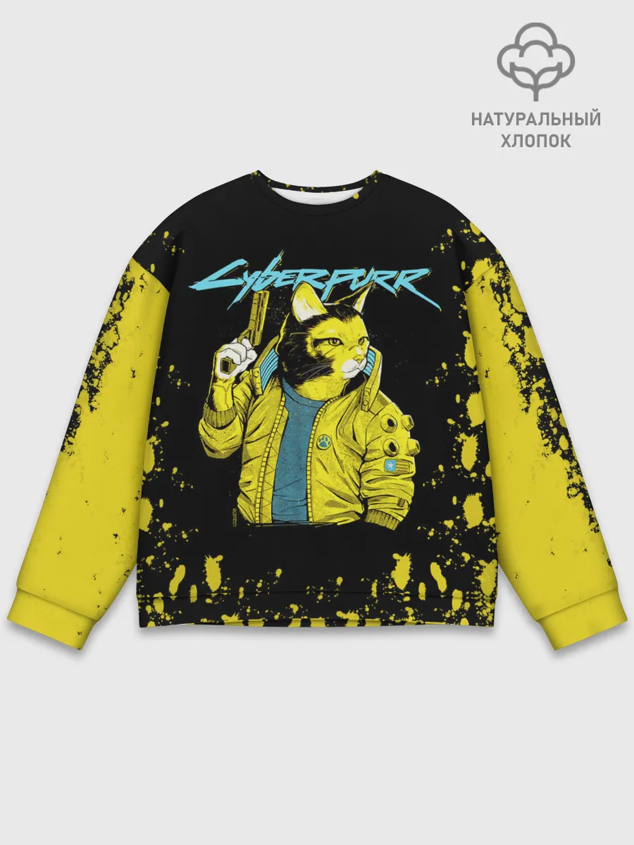 Мужской свитшот базовый / CyberPunk 2077