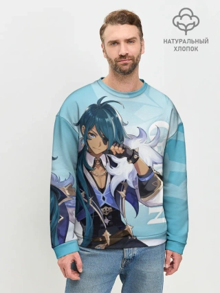 Мужской свитшот базовый / GENSHIN IMPACT, КЭЙА