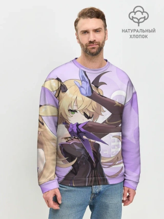 Мужской свитшот базовый / GENSHIN IMPACT, ФИШЛЬ