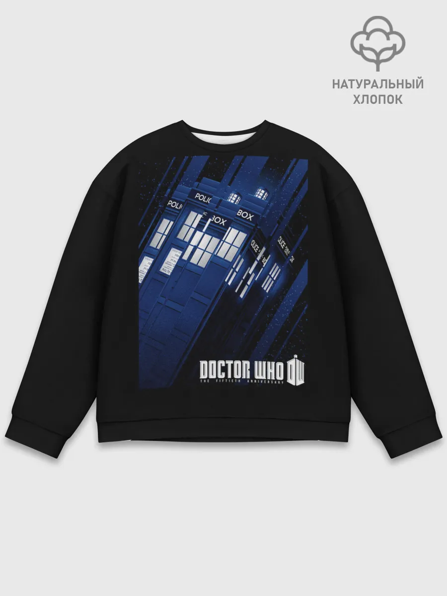 Мужской свитшот базовый / Доктор Кто