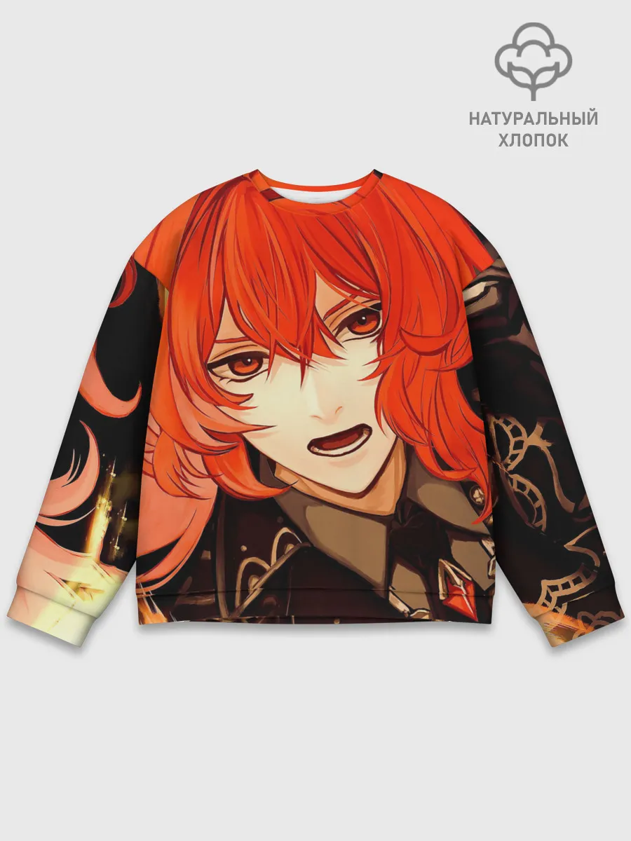 Мужской свитшот базовый / GENSHIN IMPACT DILUC