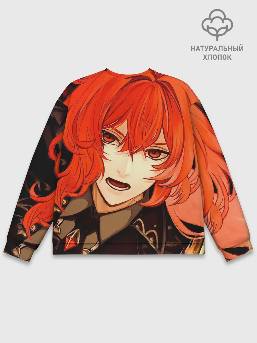 Мужской свитшот базовый / GENSHIN IMPACT DILUC