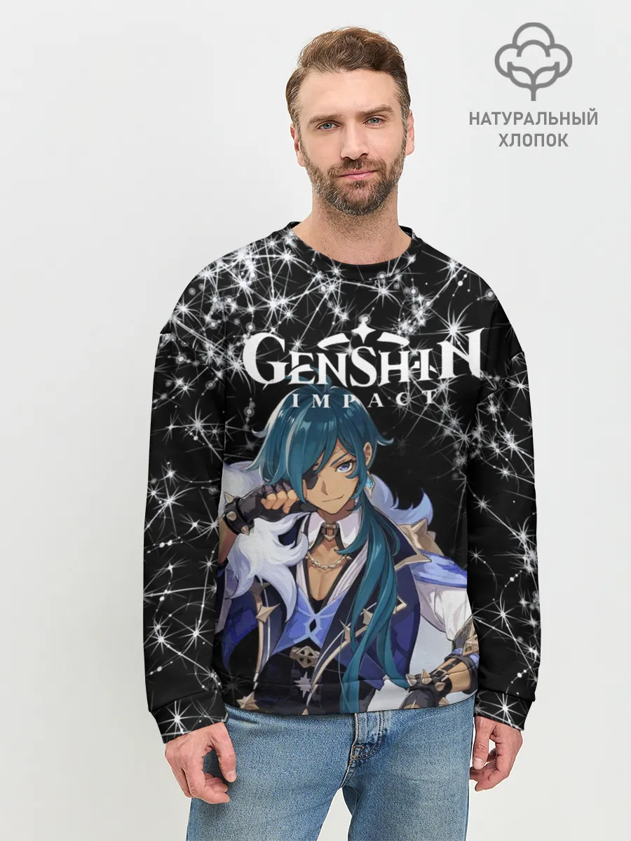 Мужской свитшот базовый / enshin Impact