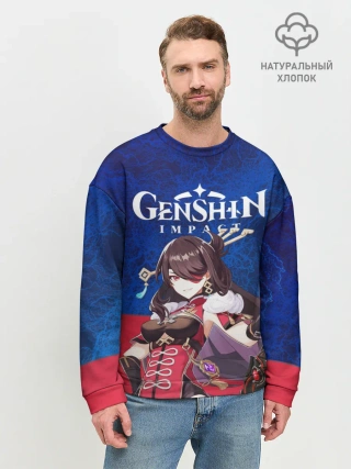 Мужской свитшот базовый / Genshin Impact