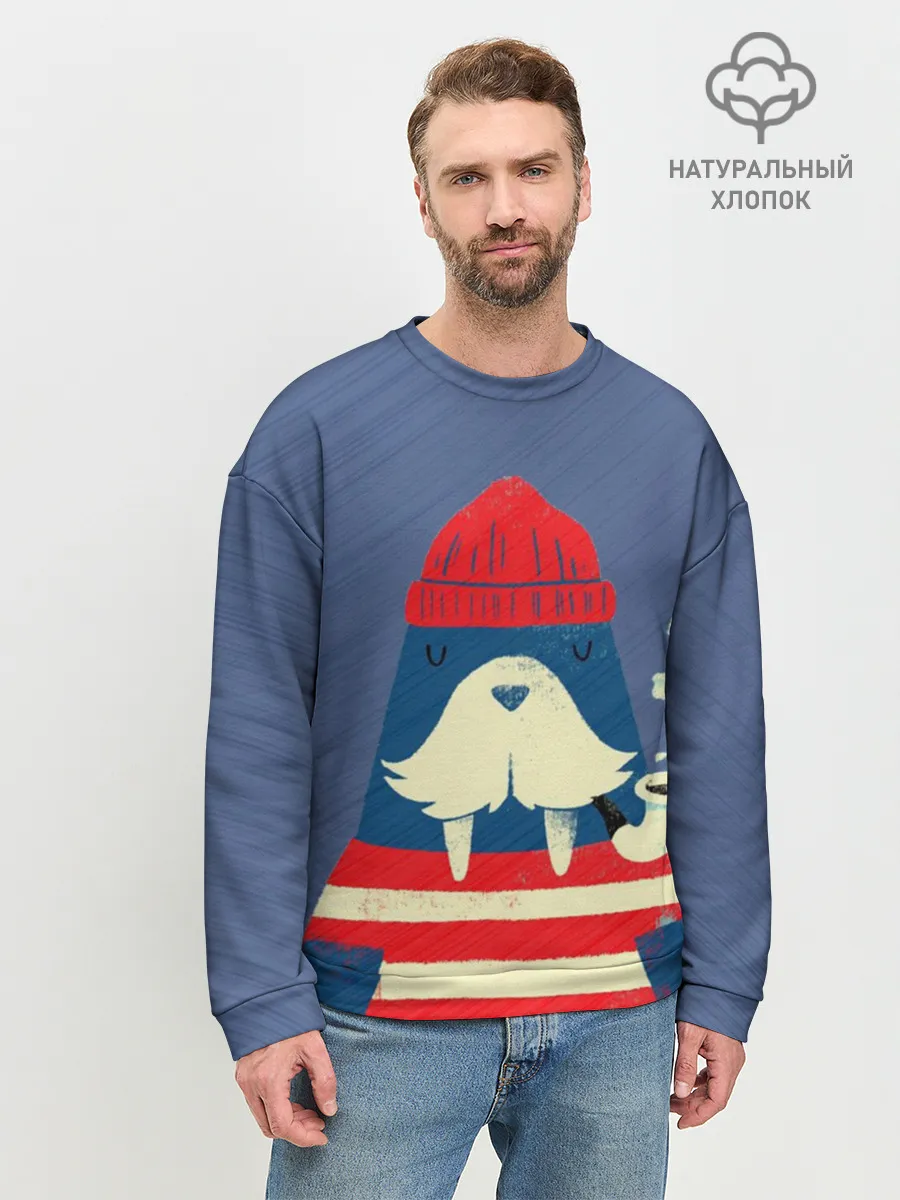 Мужской свитшот базовый / Морж