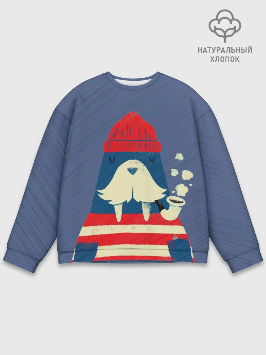 Мужской свитшот базовый / Морж