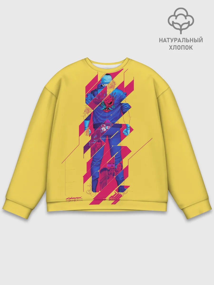 Мужской свитшот базовый / Cyberpunk 2077