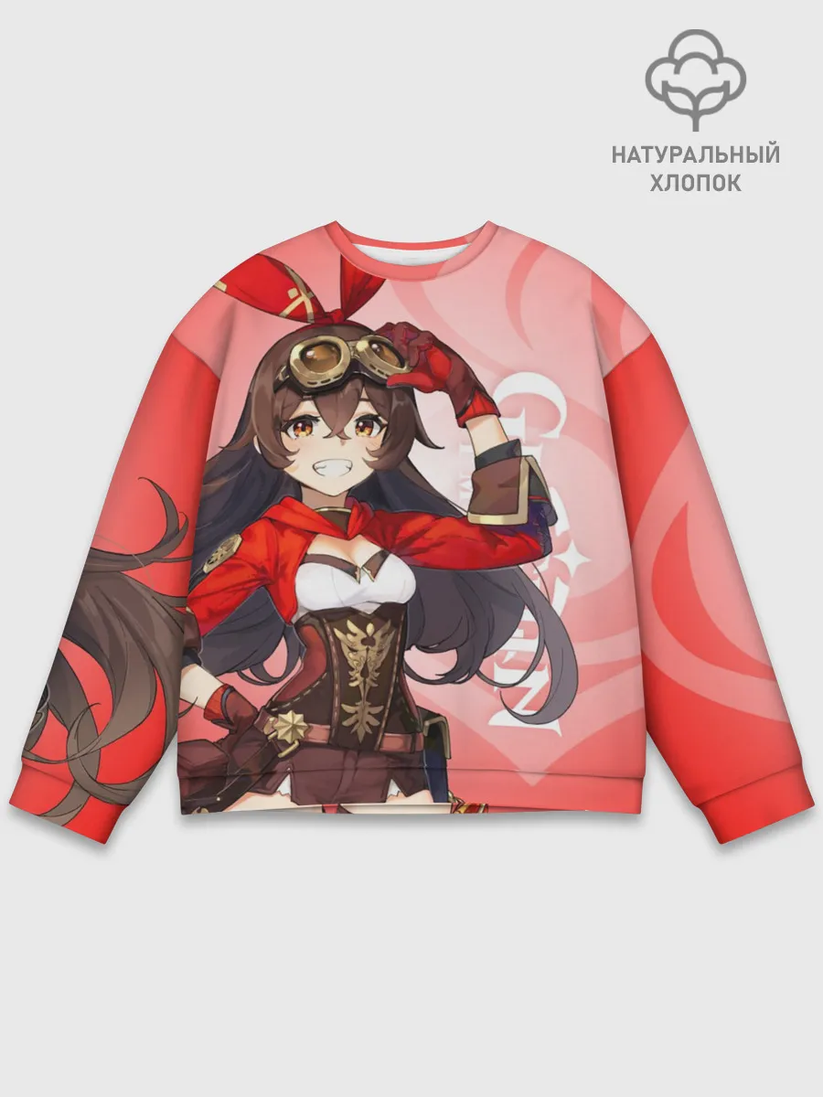Мужской свитшот базовый / GENSHIN IMPACT, ЭМБЕР,