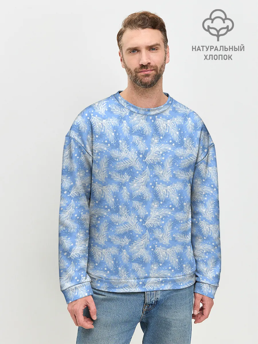 Мужской свитшот базовый / Новый Год