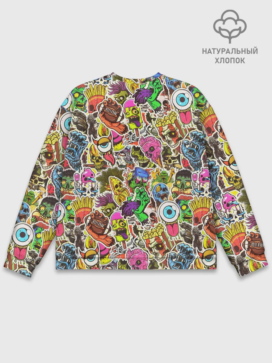 Мужской свитшот базовый / Граффити монстров