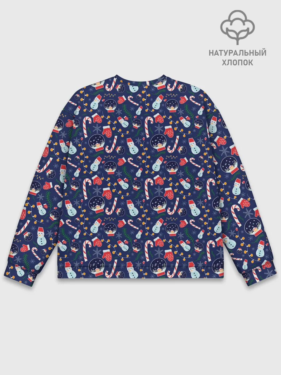 Мужской свитшот базовый / Новый Год