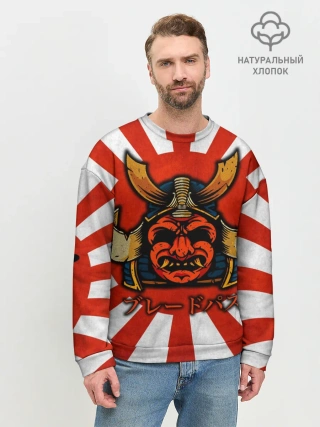 Мужской свитшот базовый / Sun samurai