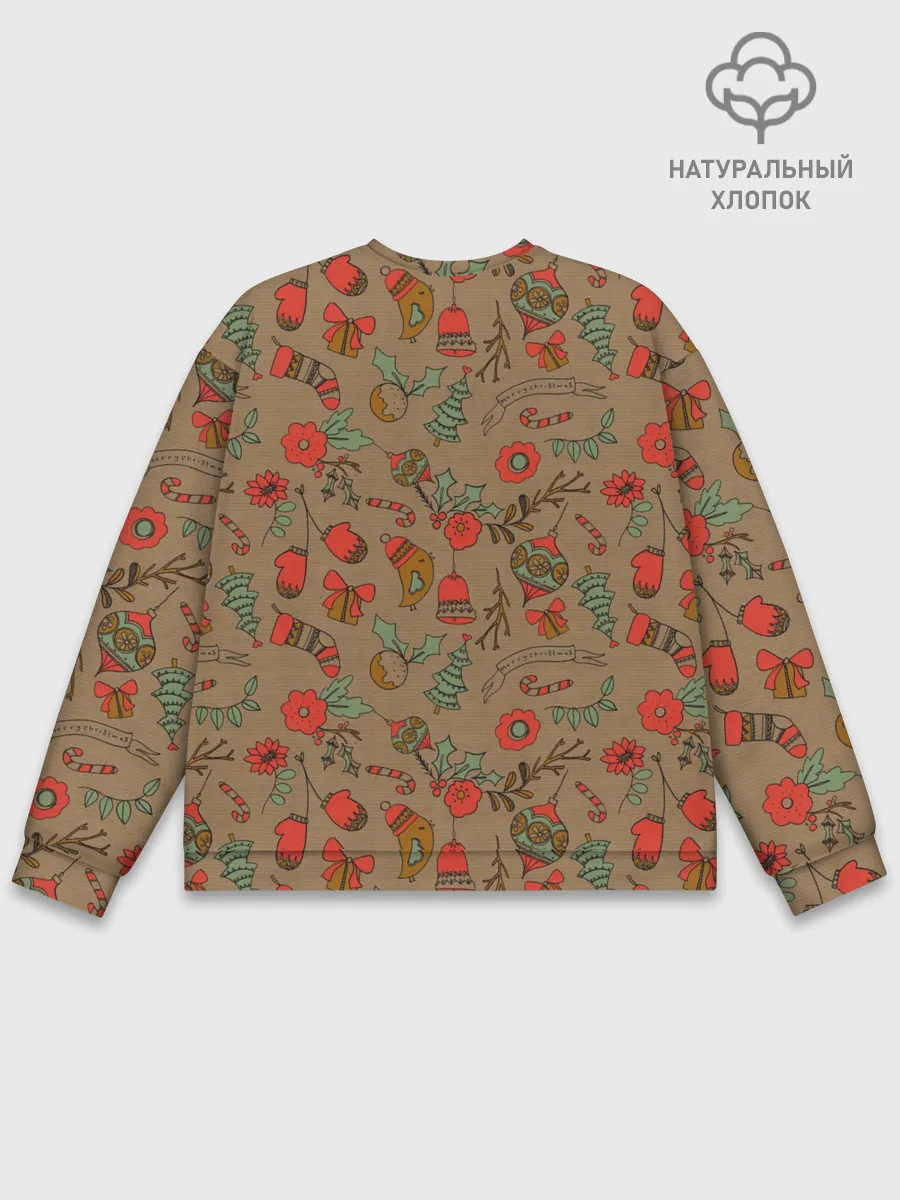 Мужской свитшот базовый / Merry Christmas!